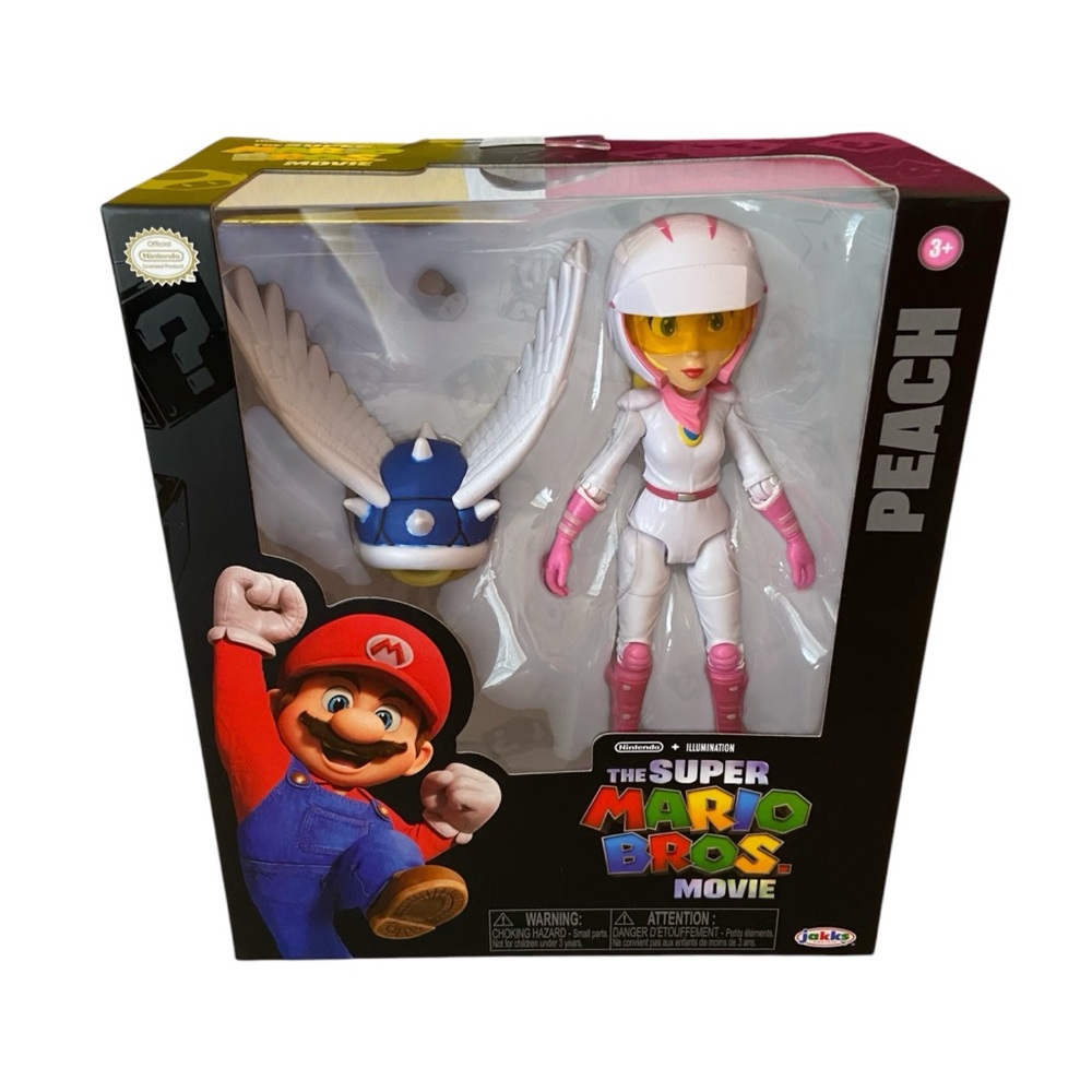 Nintendo The Super Mario Bros. Movie Princess Peach Figure Toy 5"